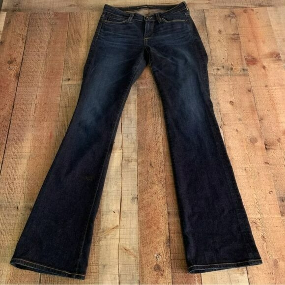 Big Star womens size 25L dark blue wash jeans Curvy fit hazel boot cut denim - Picture 1 of 10